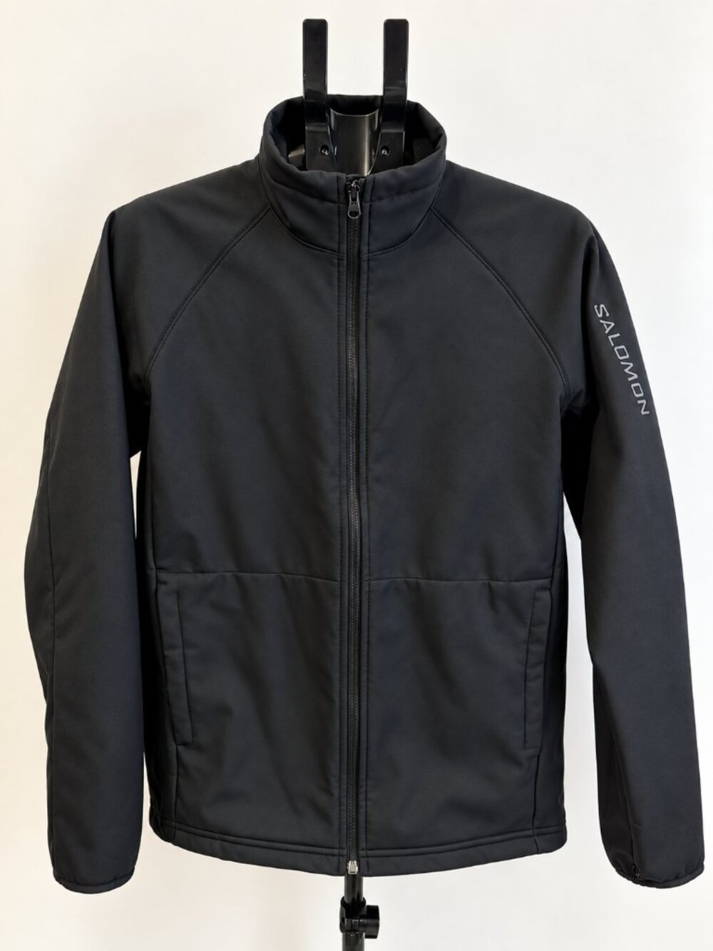 Salomon Black Softshell Full Zip Jacket men’s Outdoor